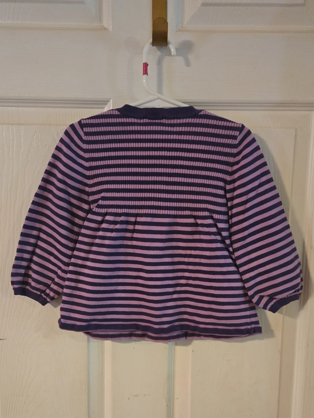 The Children's Place Purple & Pink Striped Long-Sleeve Top